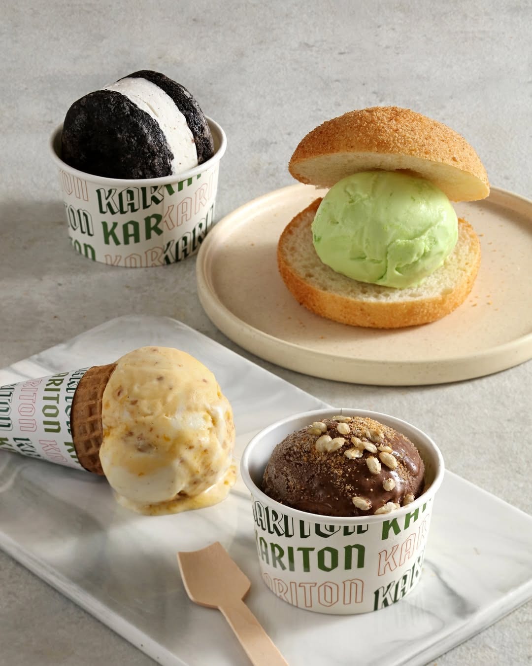 kariton gelato menu ice cream